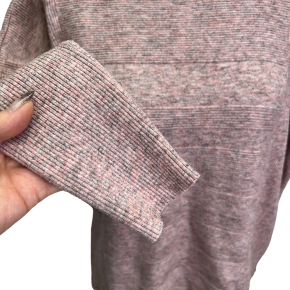Joseph A Pink Ribbed Knit Pullover Boxy Fit Sweater Size M - Picture 6 of 11